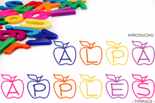 Alpha Apples Font for Playful Branding