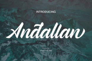 Andallan: A Modern Handwritten Font for Branding