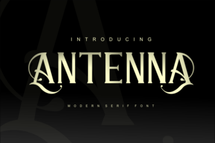 Antenna: A Modern Serif Font for Elegant Branding