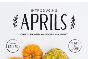 Aprils: A Hand-Drawn Sans Serif Typeface for Editorial Charm