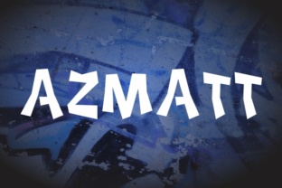 Azmatt: A Bold Blocky Typeface for Makers