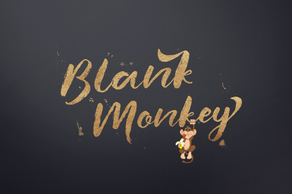 Blank Monkey Font for Elegant Web Design