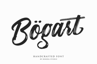 Bogart Font: The Ultimate Brush Script for Crafters