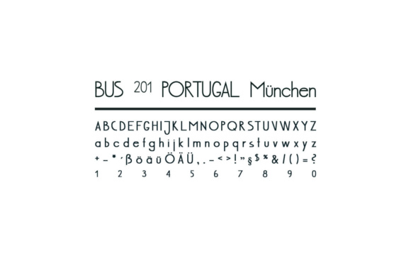 Bus 201 Portugal München Font for Bold Campaigns