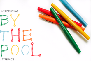 By the Pool Font for Playful Brand Identity