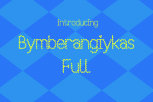 Bymberangiykas Full: The Doodly Typeface for Playful Campaigns