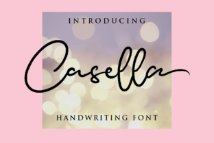 Casella Script Font for Editorial Design