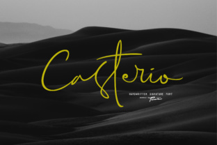 Casterio: A Modern Script Font for Editorial Design