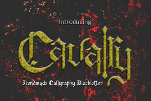 Cavalry Font Review: A Bold Blackletter for Rustic Brands