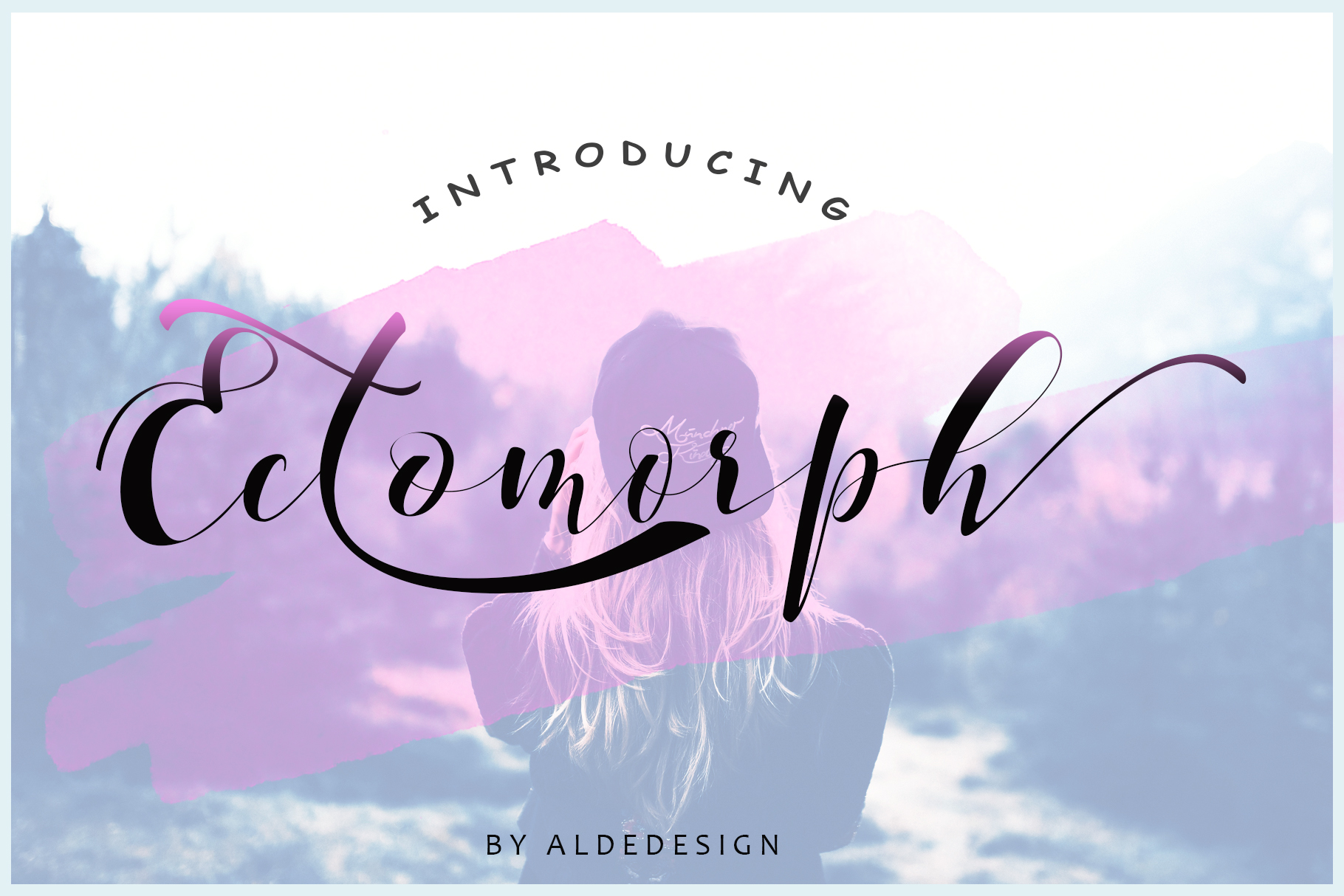 Ectomorph: A Modern Script Font for Web Design
