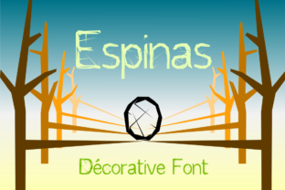 Espinas Font: Thorny Decorative Type for Crafters