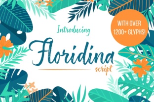 Floridina: A Fresh Typeface for Summer Branding