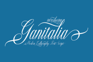 Ganitalia Font Review: Elegant Script for Designers