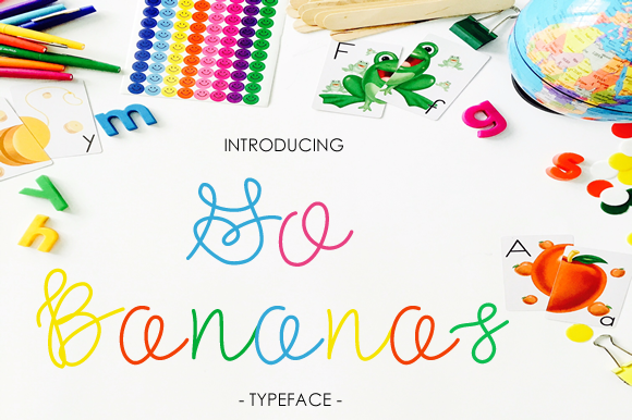Go Bananas Font for Handmade Labels and Cards