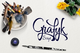 Grafyk: The Bold Script Font for Modern Marketers