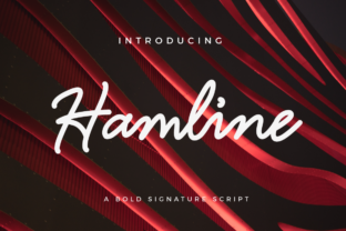 Hamline: A Bold Signature Typeface for Modern Branding