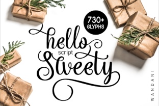 Hello Sweety Font for Modern Web Design