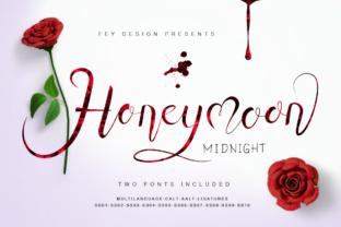 Honey Moon Midnight Font for Campaign Design