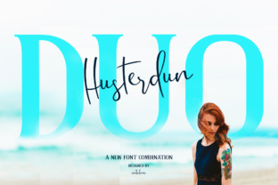 Husterdun Font Review for Elegant Branding
