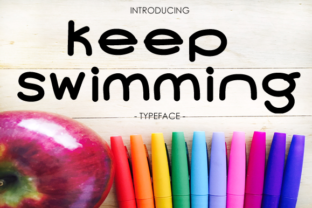 Keep Swimming: The Bold Handwritten Font for Crafters