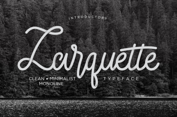 Larquette: A Sleek Monoline Font for Modern Brands
