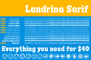 Londrina Serif Typeface for Editorial Design