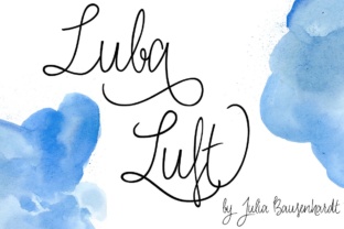Luba Luft: The Airy Script Font for Modern Campaigns