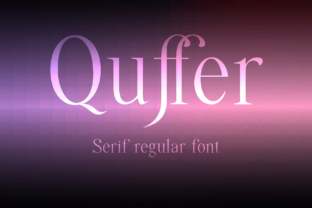 Quffer Serif Font for Handmade Branding