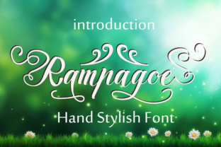 Rampagoe: A Calligraphic Font for Editorial Design