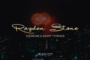 Rayden Stone: The Signature Font for Elegant Branding