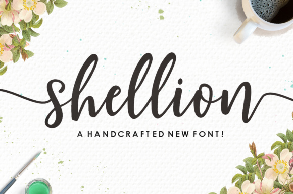 Shellion: A Handwritten Font for Elegant Branding
