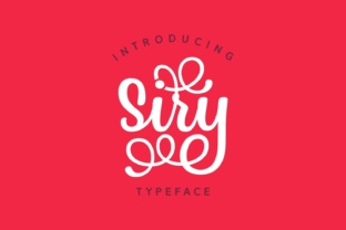 Siry: The Swirly Script Font for Romantic Branding
