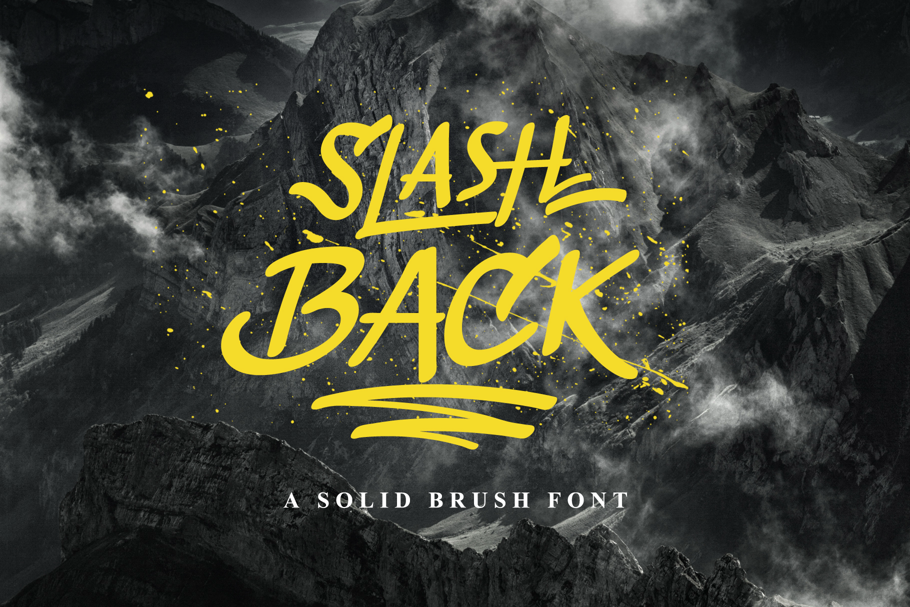 Slashback: A Brush Typeface for Modern Web Design