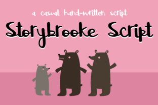 Storybrooke Script: The Perfect Handwritten Typeface for Crafters