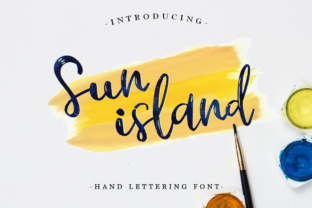 Sun Island: A Handwritten Script Font for Editorial Design