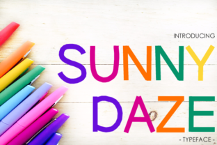 Sunny Daze Font for Editorial Design