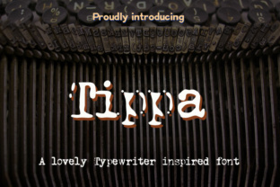 Tippa Font Review for Retro Campaign Design