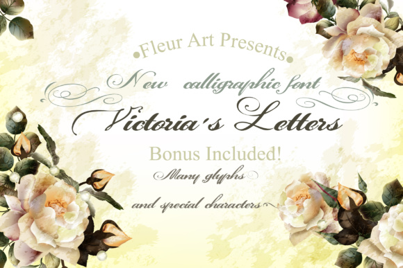 Victoria s Letters: A Vintage Script Typeface for Designers