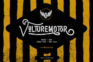 Vulturemotor: The Handmade Font for Makers